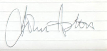 John Aston, Manchester United Legend, Hand Signed Mounted Card Presentation & COA