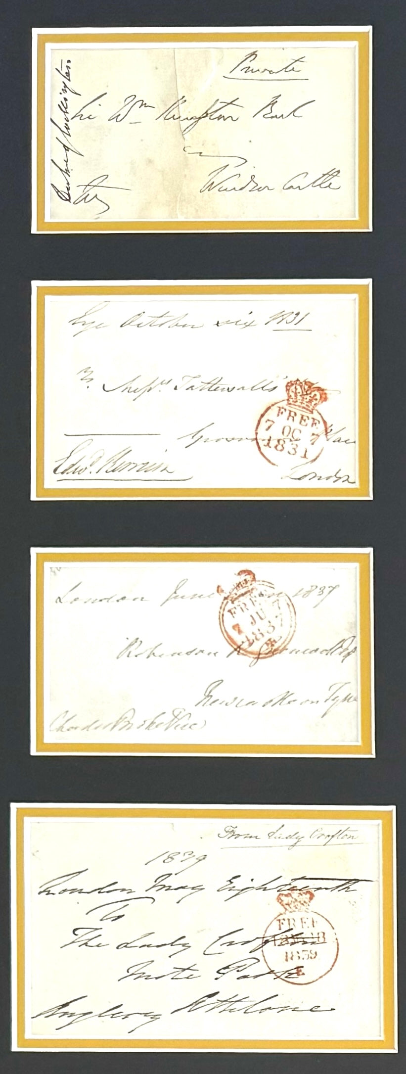 Duke of Wellington, Battle Of Waterloo, Hand Signed 63cm x 50cm Envelope Presentation & COA