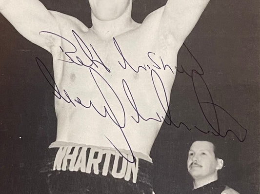 Henry Wharton, Former Boxing Champion, Hand Signed Photo & COA