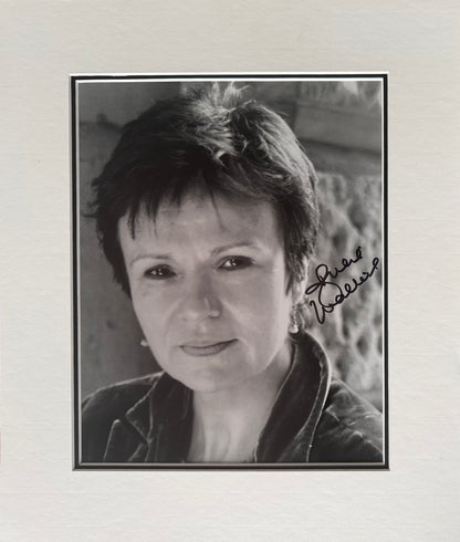 Julie Walters, Actress, Hand Signed Card, Mounted Photo 35cm x 30cm & COA