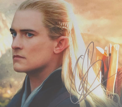 Orlando Bloom Hand Signed Framed (25cm x 20cm) Lord Of The Rings Photo With COA