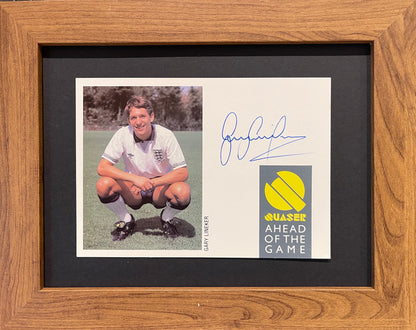 GARY LINEKER, ENGLAND, SPURS, EVERTON, LEGEND, HAND SIGNED PROMO PHOTO WITH COA