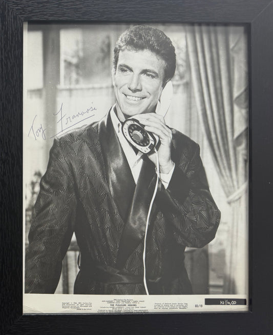 Tony Franciosa Hand Signed Publicity Photo (Framed 25cm x 20cm) With COA