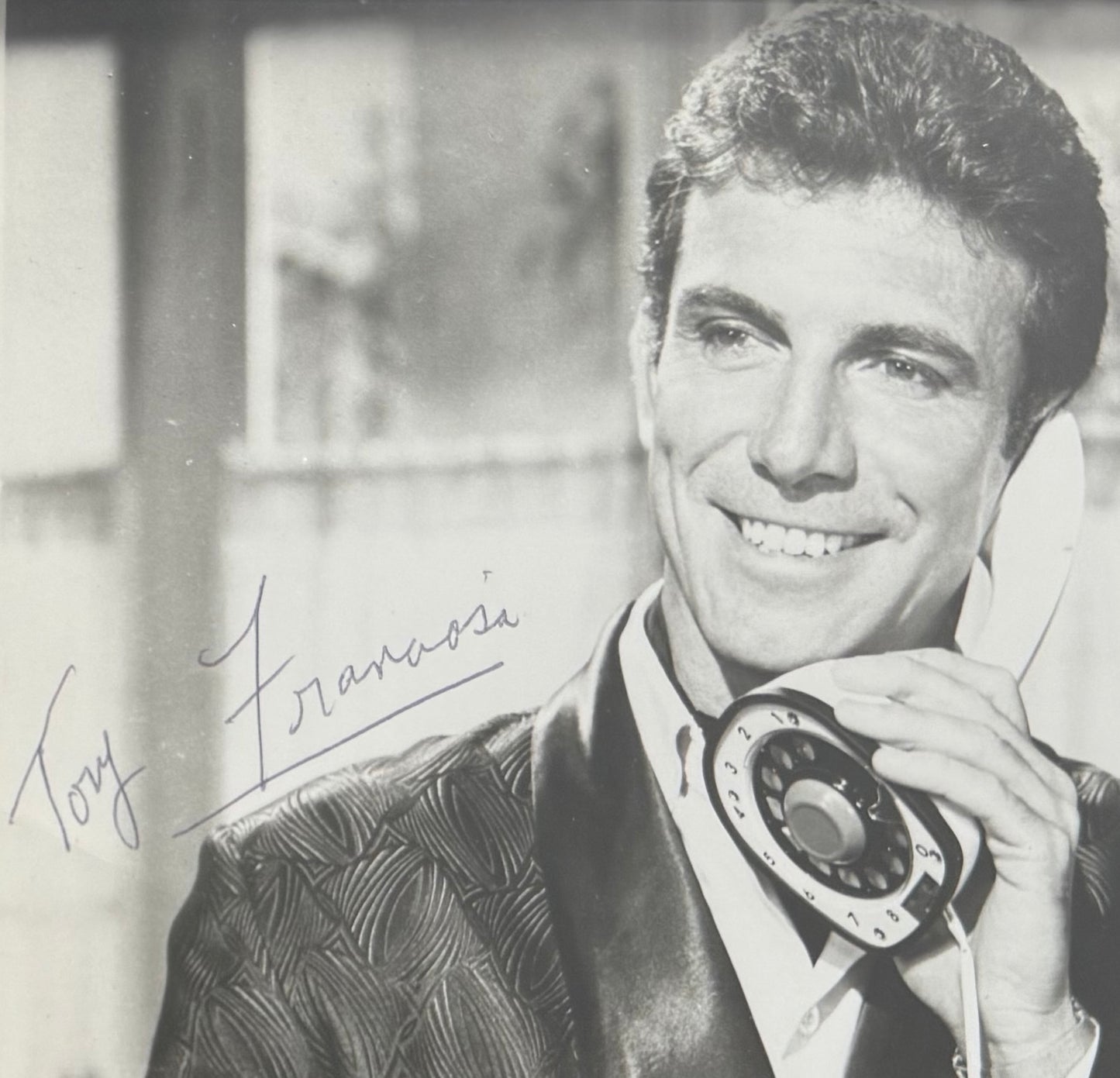 Tony Franciosa Hand Signed Publicity Photo (Framed 25cm x 20cm) With COA