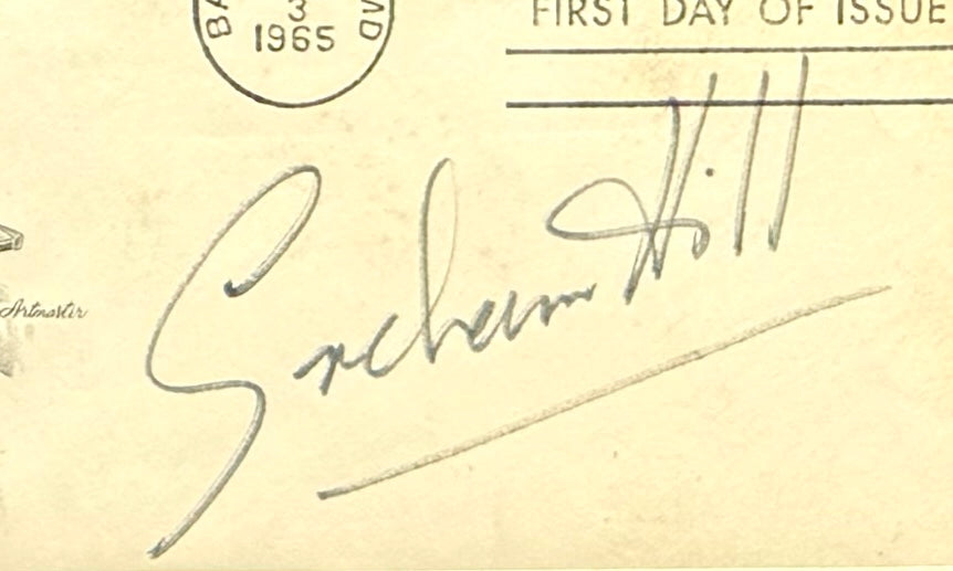 Graham Hill, Former Formula One World Champion, Hand Signed FDC Presentation & COA