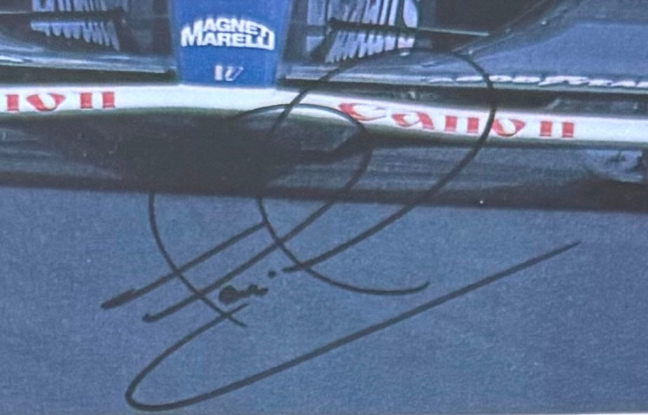 Nigel Mansell, Hand Signed Framed (30cm x 20cm) Photo Presentation & COA