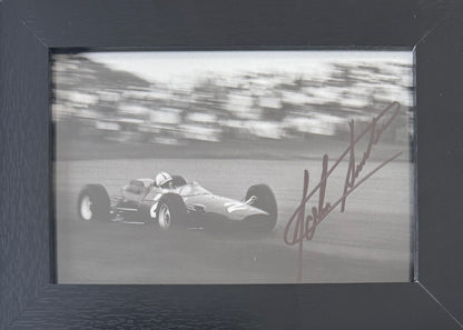John Surtees, Formula 1, Motorcycle, Ferrari Legend, Hand Signed Ferrari Postcard & COA