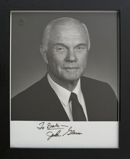 John Glenn, NASA Astronaut, Businessman, Politician, Hand Signed Photo & COA
