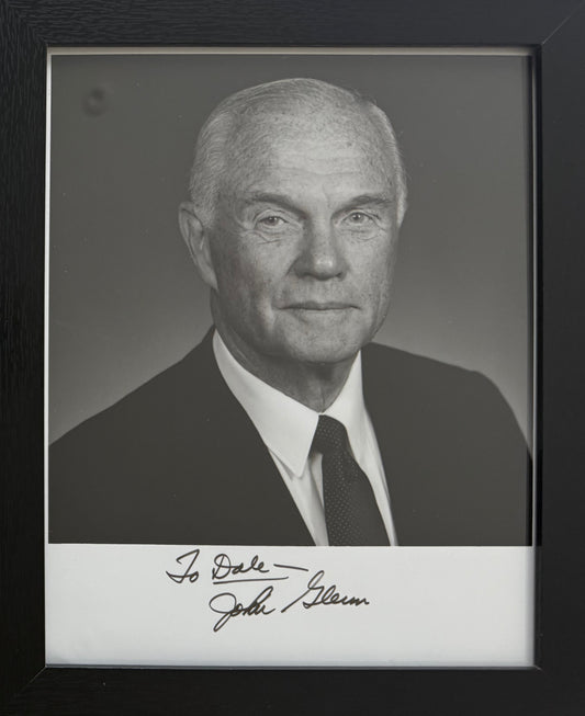 John Glenn, NASA Astronaut, Businessman, Politician, Hand Signed Photo & COA