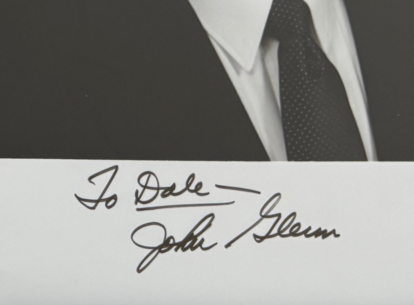 John Glenn, NASA Astronaut, Businessman, Politician, Hand Signed Photo & COA