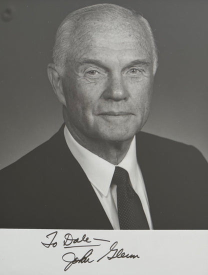 John Glenn, NASA Astronaut, Businessman, Politician, Hand Signed Photo & COA