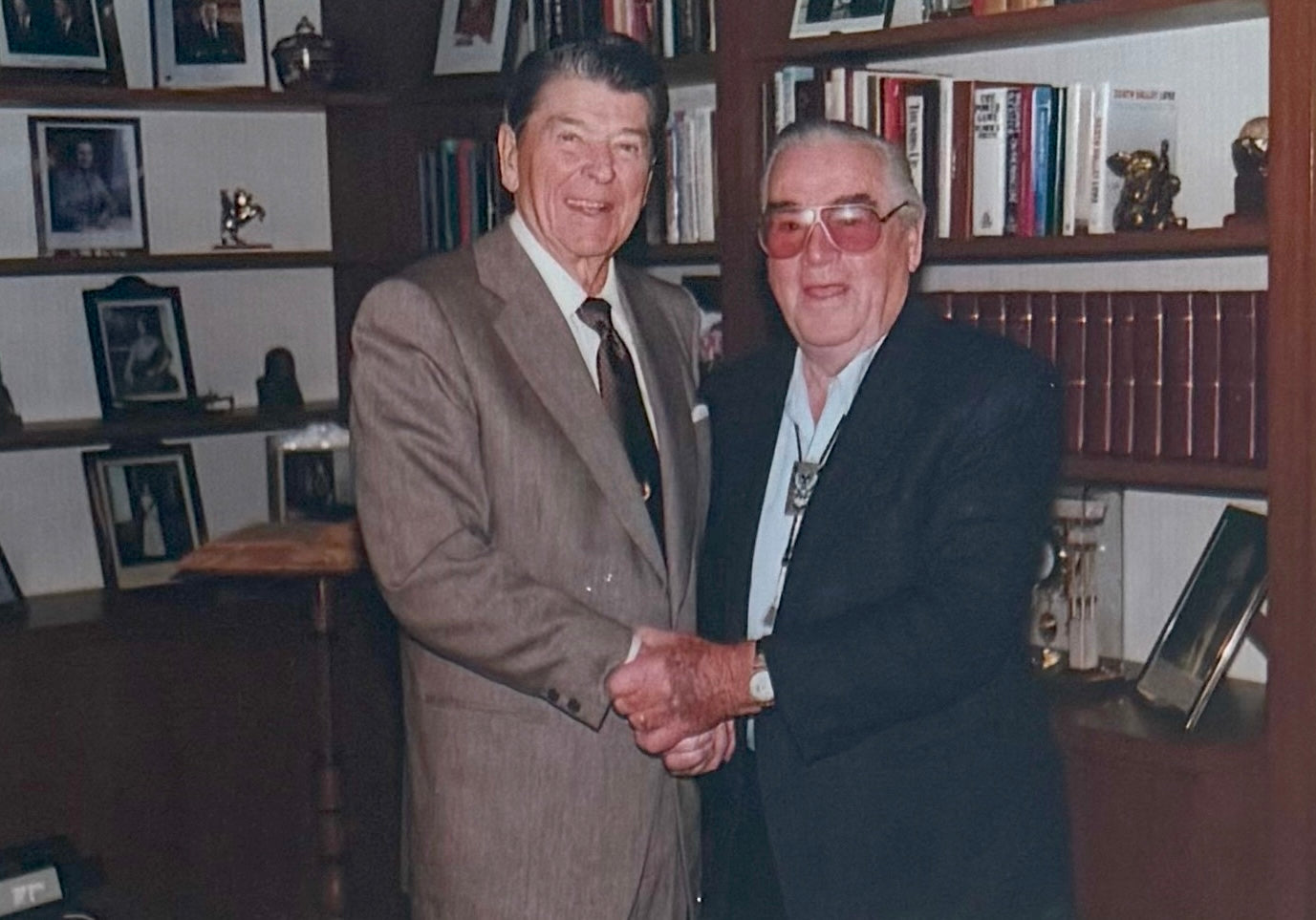 Ronald Reagan, Former U.S President & Phil Regan, Hand Signed Mounted Photo Presentation & COA