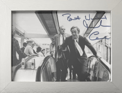 Michael Caine, Hand Signed 'The Black Windmill' Framed Original Film Photo & COA