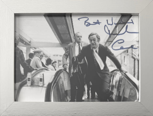 Michael Caine, Hand Signed 'The Black Windmill' Framed Original Film Photo & COA