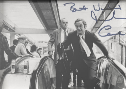 Michael Caine, Hand Signed 'The Black Windmill' Framed Original Film Photo & COA