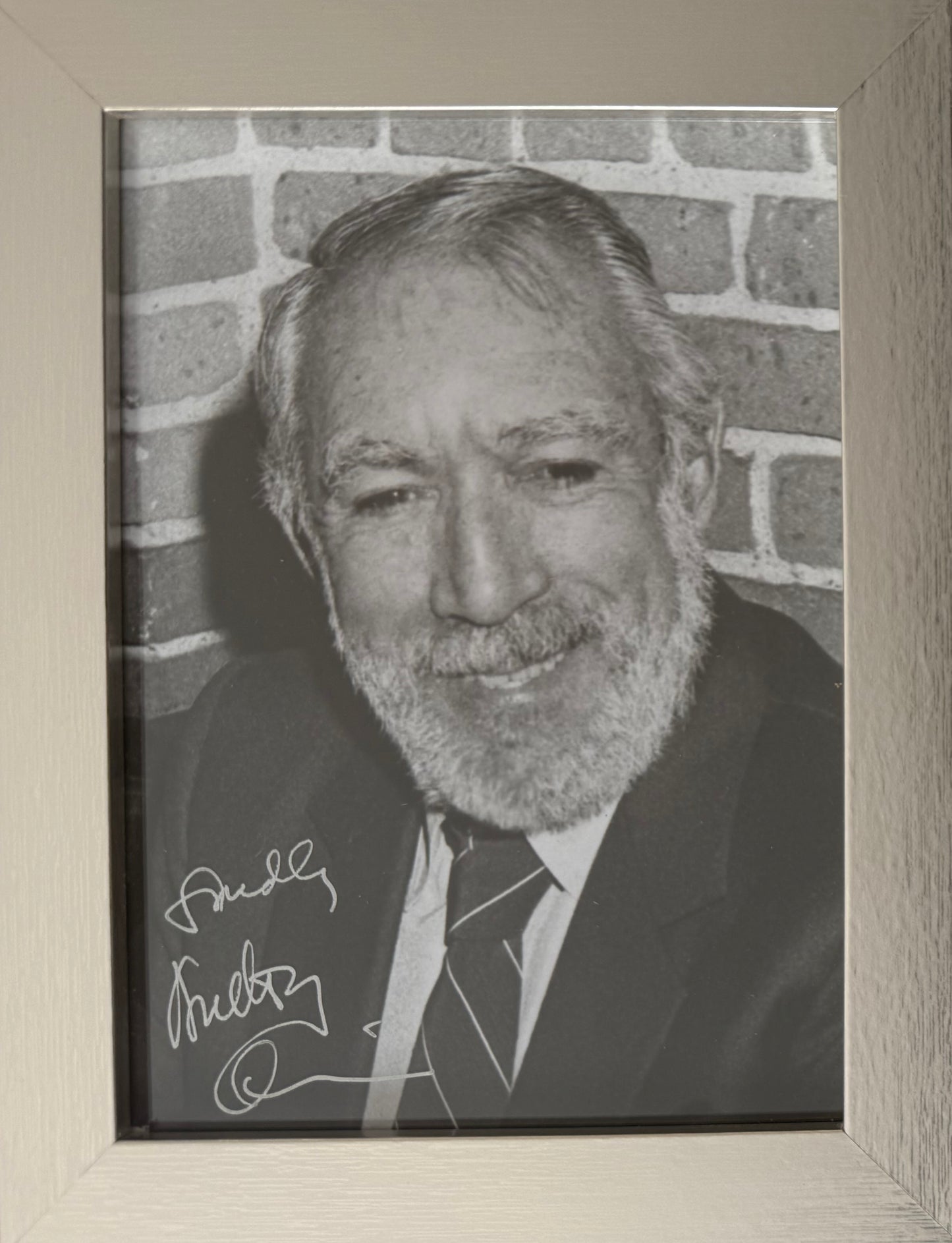 Anthony Quinn, American Actor, Hand Signed Framed Photo With COA