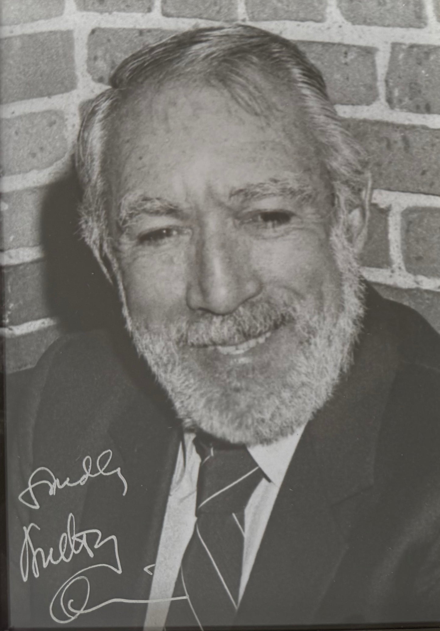 Anthony Quinn, American Actor, Hand Signed Framed Photo With COA