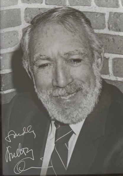 Anthony Quinn, American Actor, Hand Signed Framed Photo With COA