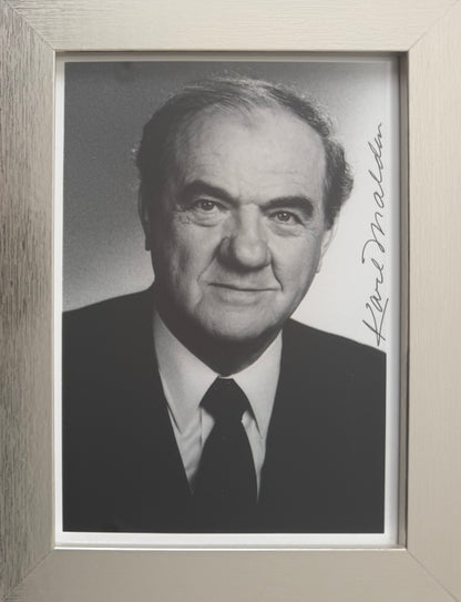 Karl Malden, Oscar Winning Actor, Hand Signed Framed, Mounted Original Publicity Photo & COA