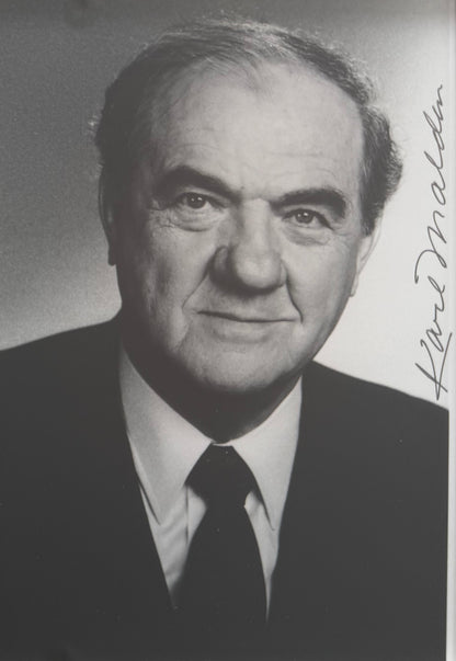 Karl Malden, Oscar Winning Actor, Hand Signed Framed, Mounted Original Publicity Photo & COA