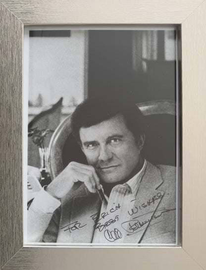 Cliff Robertson, Hand Signed Framed 15cm x 10cm Publicity Photo & COA