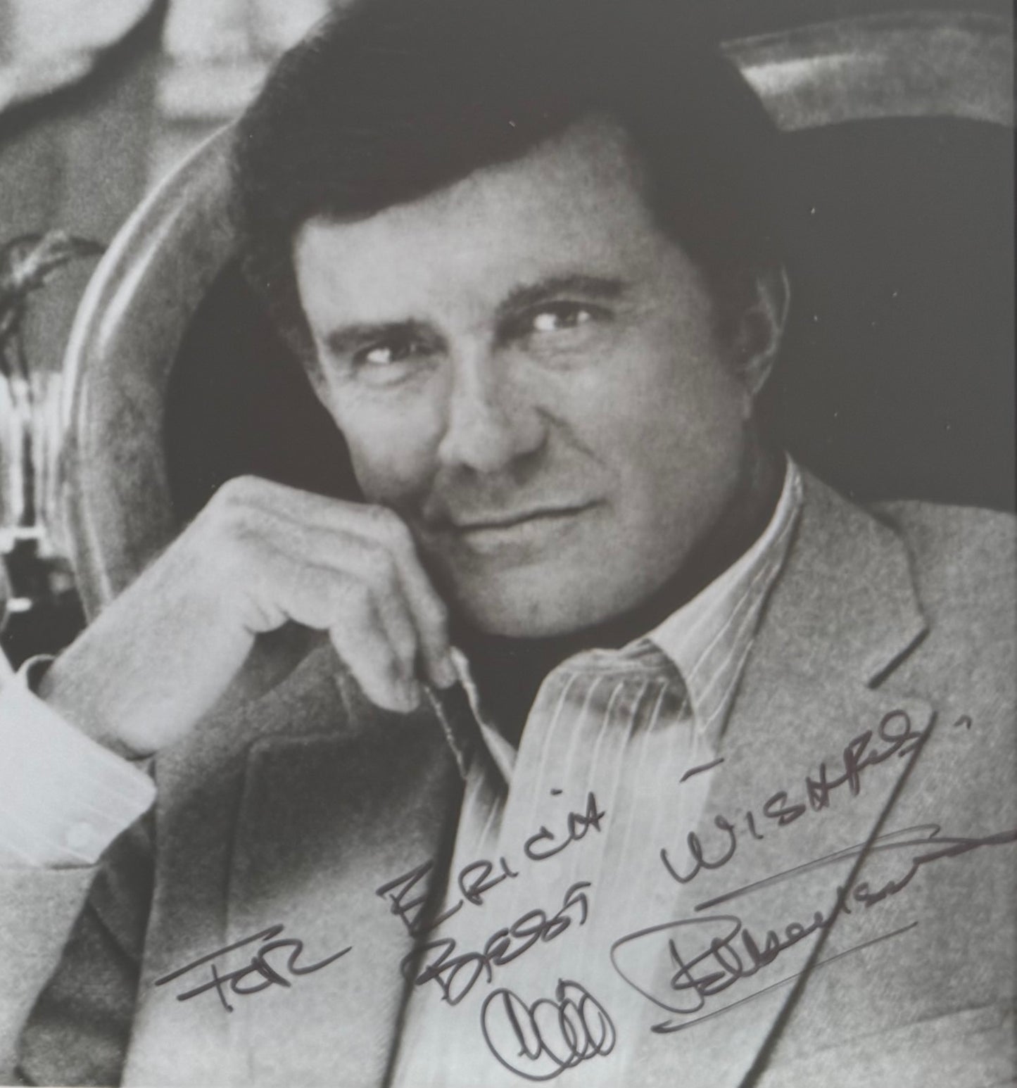 Cliff Robertson, Hand Signed Framed 15cm x 10cm Publicity Photo & COA