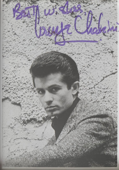 George Chakiris, West Side Story Actor, Dancer, Hand Signed Framed 15cm x 10cm Photo With COA