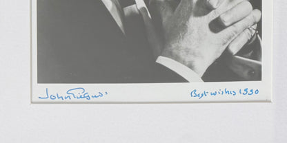 Sir John Gielgud Hand Signed Framed 25cm x 20cm Photo With COA