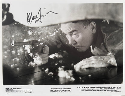 Albert Finney, Actor, Hand Signed 'Millers Crossing' Publicity Photo & COA