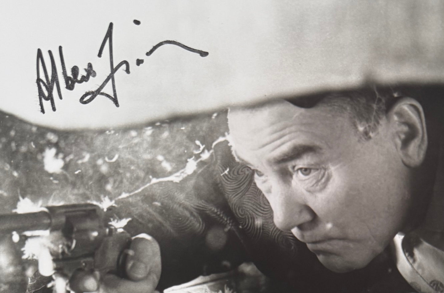Albert Finney, Actor, Hand Signed 'Millers Crossing' Publicity Photo & COA