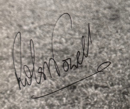 Robert Powell, Hand Signed 25cm x 20cm Publicity Photo With COA