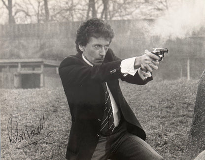 Robert Powell, Hand Signed 25cm x 20cm Publicity Photo With COA