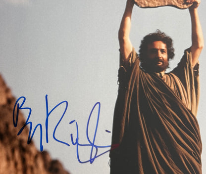 Sir Ben Kingsley Hand Signed Framed 25cm x 20cm 'Moses' Photo With COA