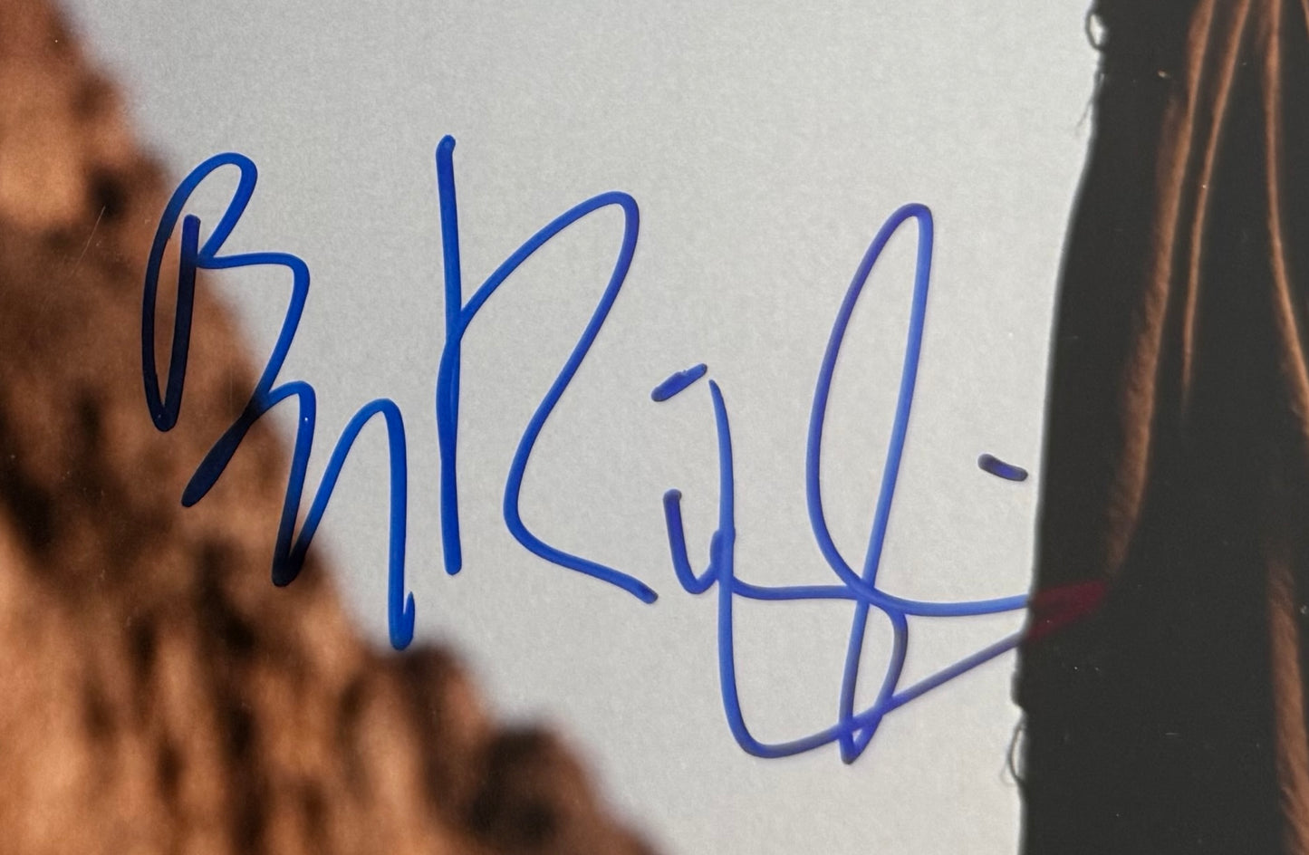 Sir Ben Kingsley Hand Signed Framed 25cm x 20cm 'Moses' Photo With COA