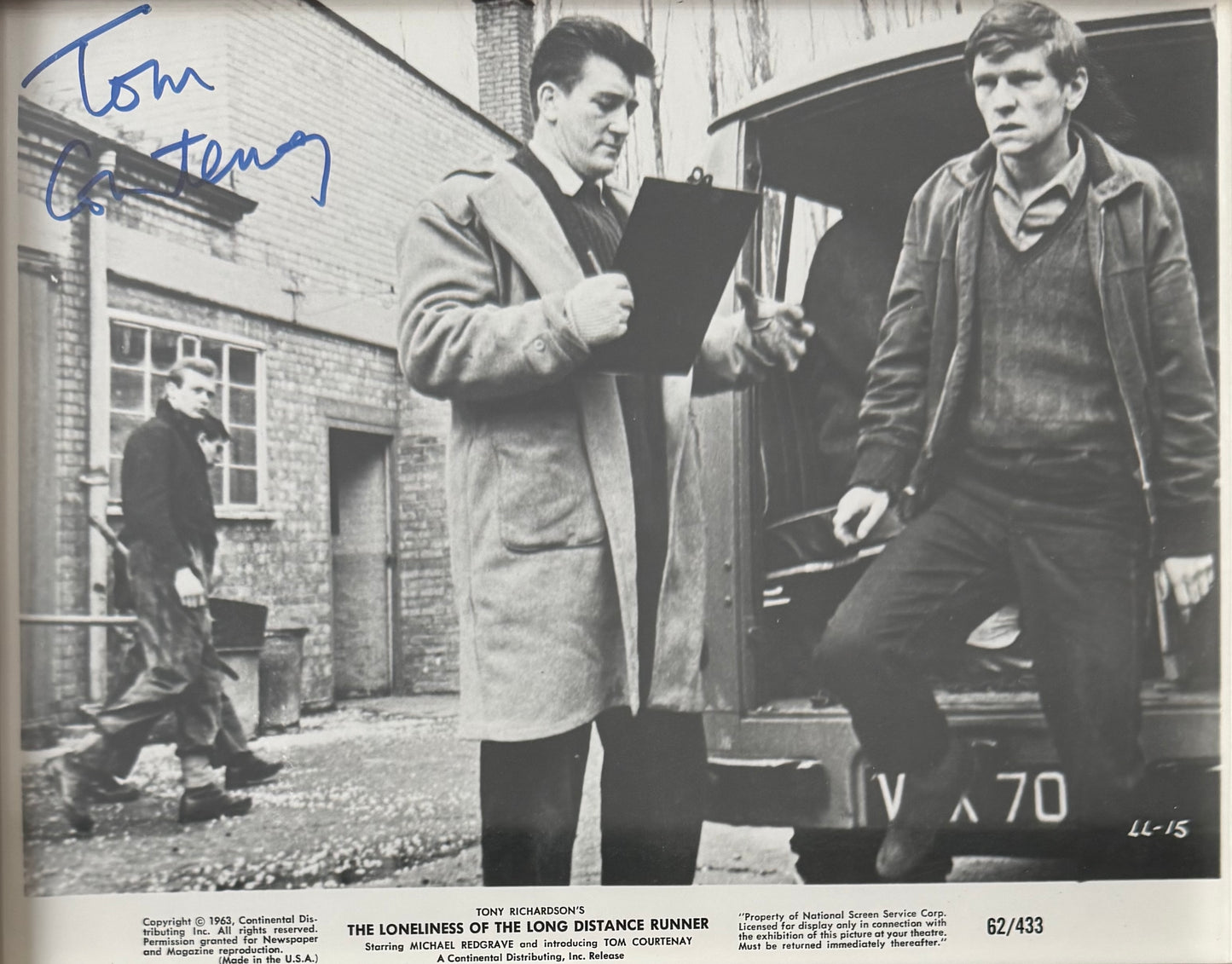 Tom Courteney, Guaranteed Hand Signed 25cm x 20cm Original Publicity Photo & COA