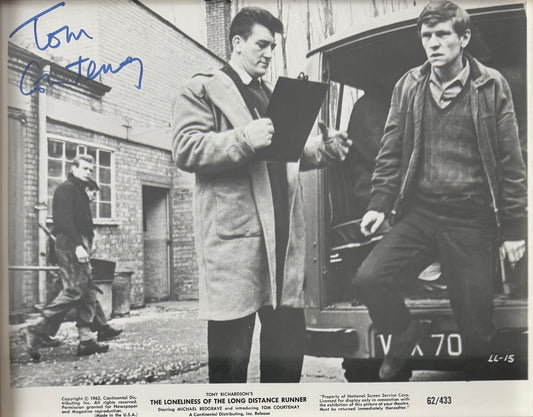 Tom Courteney, Guaranteed Hand Signed 25cm x 20cm Original Publicity Photo & COA