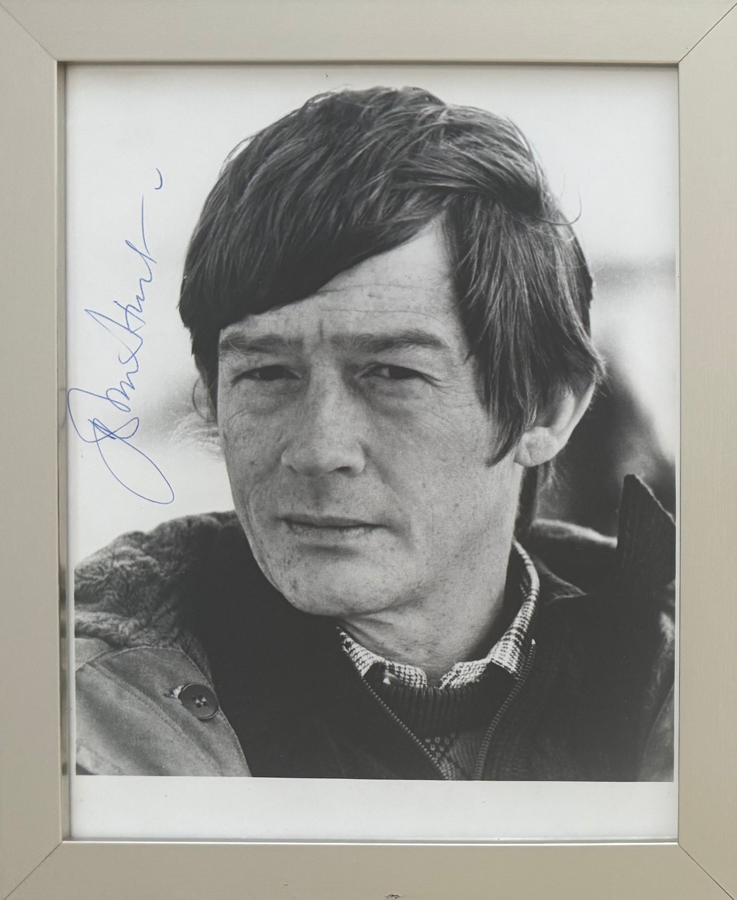 Sir John Hurt, Iconic Actor, Hand Signed Framed 25cm x 20cm Original Photo & COA