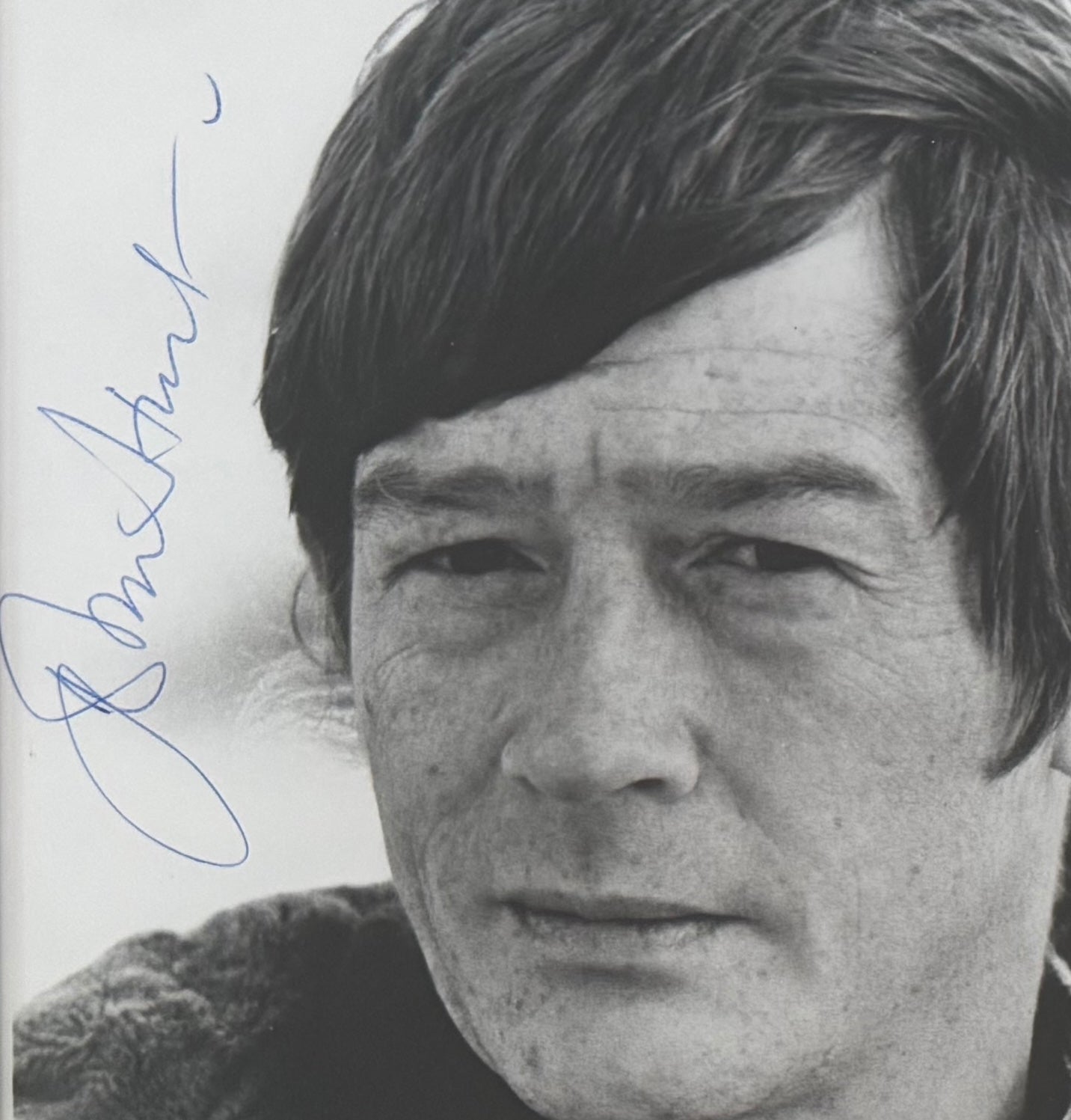 Sir John Hurt, Iconic Actor, Hand Signed Framed 25cm x 20cm Original Photo & COA