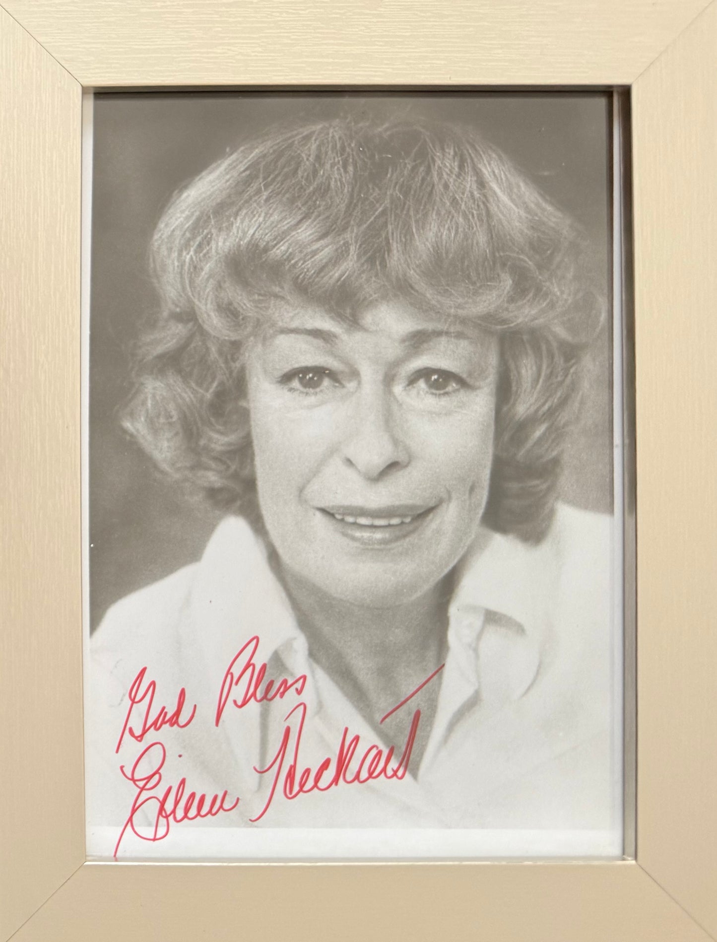 Eileen Heckart, Hollywood Actress, Hand Signed Framed Official Photo & COA