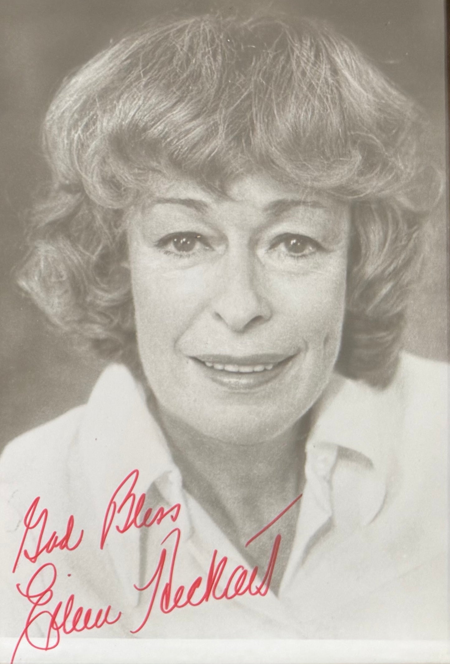 Eileen Heckart, Hollywood Actress, Hand Signed Framed Official Photo & COA