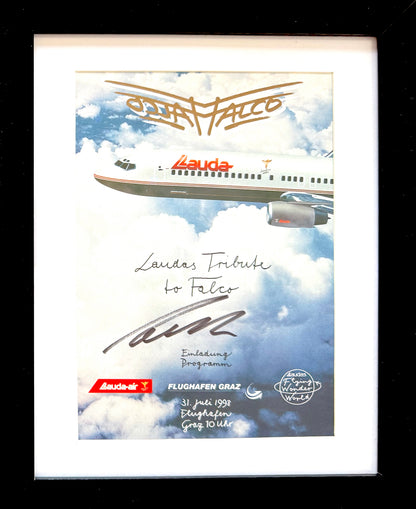 Niki Lauda, Former Ferrari F1 Champion, Hand Signed Official 'Lauda Air' Programme Presentation & COA