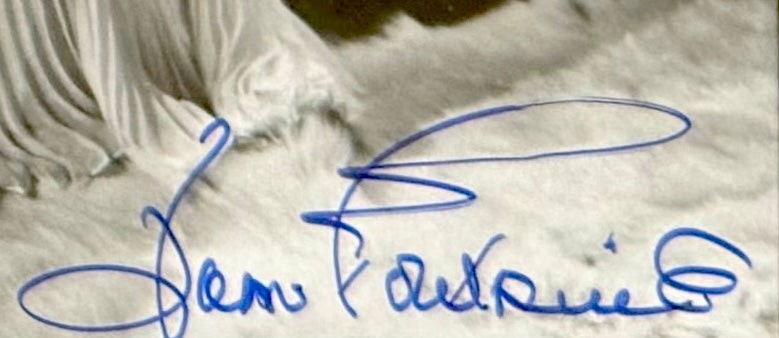Joan Fontaine, Actress, Hand Signed Original Film Photo With COA