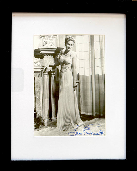 Joan Fontaine, Actress, Hand Signed Original Film Photo With COA