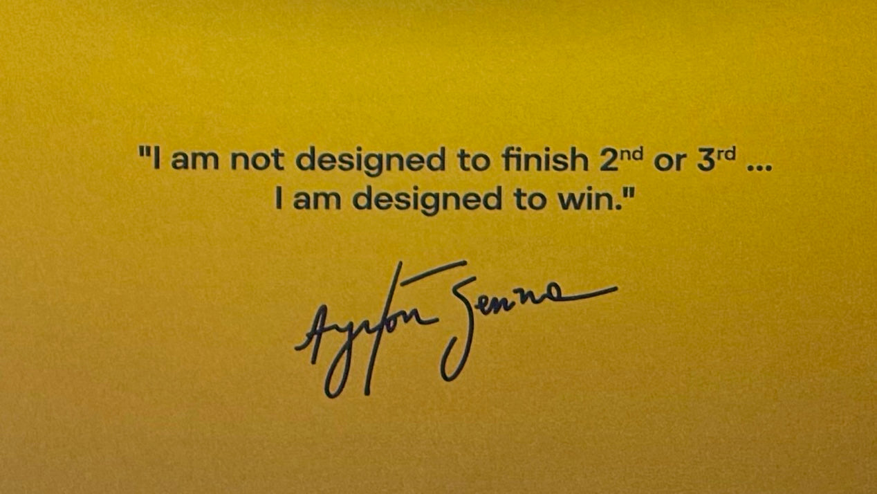 Ayrton Senna, Official McLaren, Formula One, 70cm x 50cm Automobilist Poster