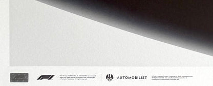 Official 70th Anniversary, Formula One, 70cm x 50cm Limited Edition Automobilist Poster