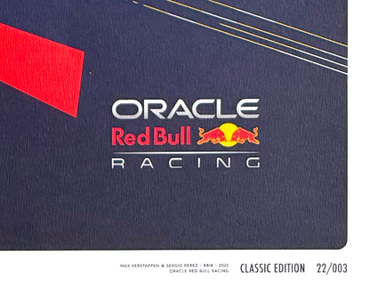 Max Verstappen, Sergio Perez, Official Red Bull F1 50cm x 40cm Limited Edition Automobilist Poster