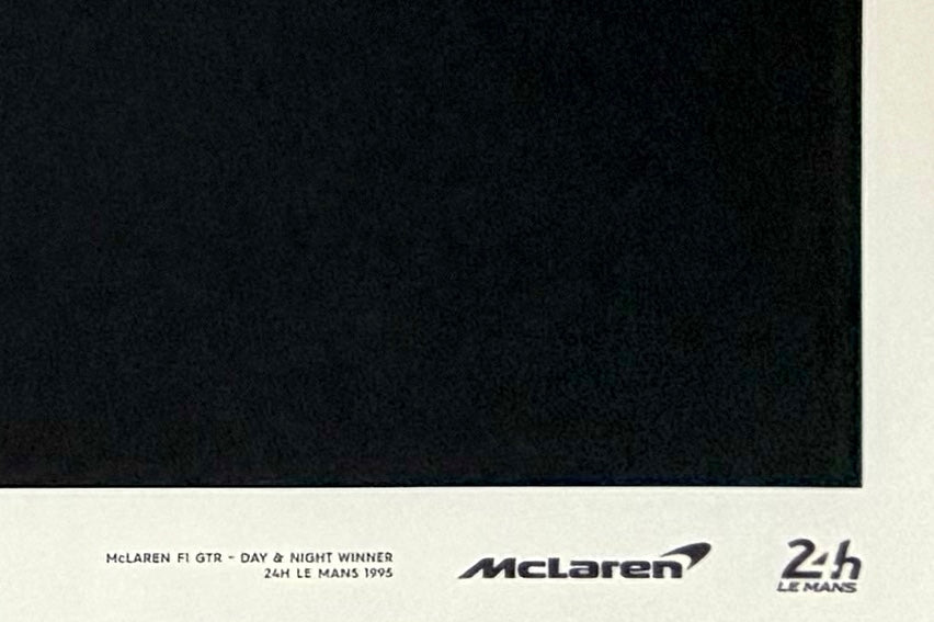 McLaren, 1995 Le Mans, 70cm x 50cm Limited Edition Official Automobilist Poster
