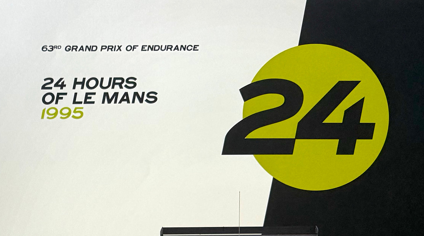 McLaren, 1995 Le Mans, 70cm x 50cm Limited Edition Official Automobilist Poster