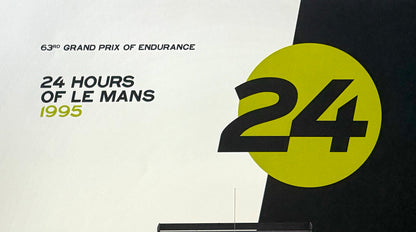 McLaren, 1995 Le Mans, 70cm x 50cm Limited Edition Official Automobilist Poster