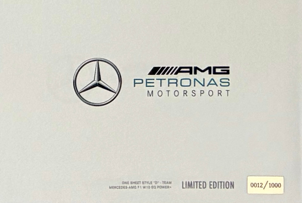 Official Mercedes, 2019 World Champions, Formula One, 70cm x 50cm Automobilist Poster